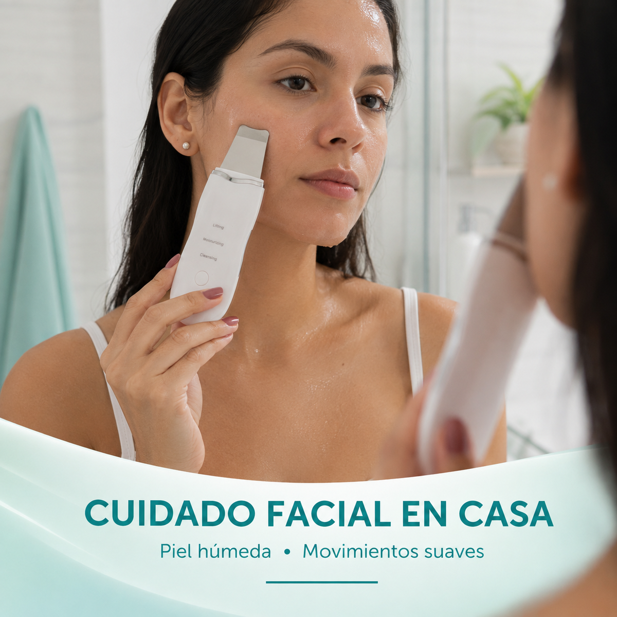 Espatula Ultrasonica Facial 3 En 1